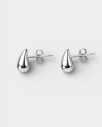 Silver Teardrop Earrings