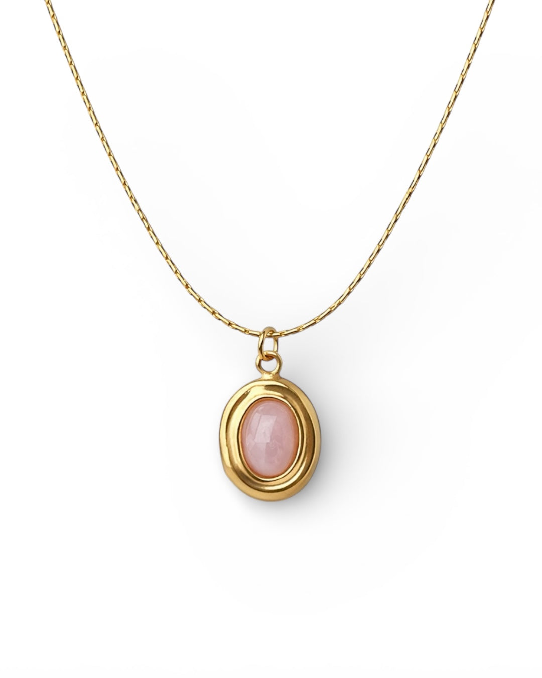 Lilac stone pendant Necklace