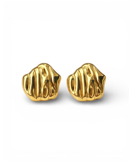 Wave stud Earrings