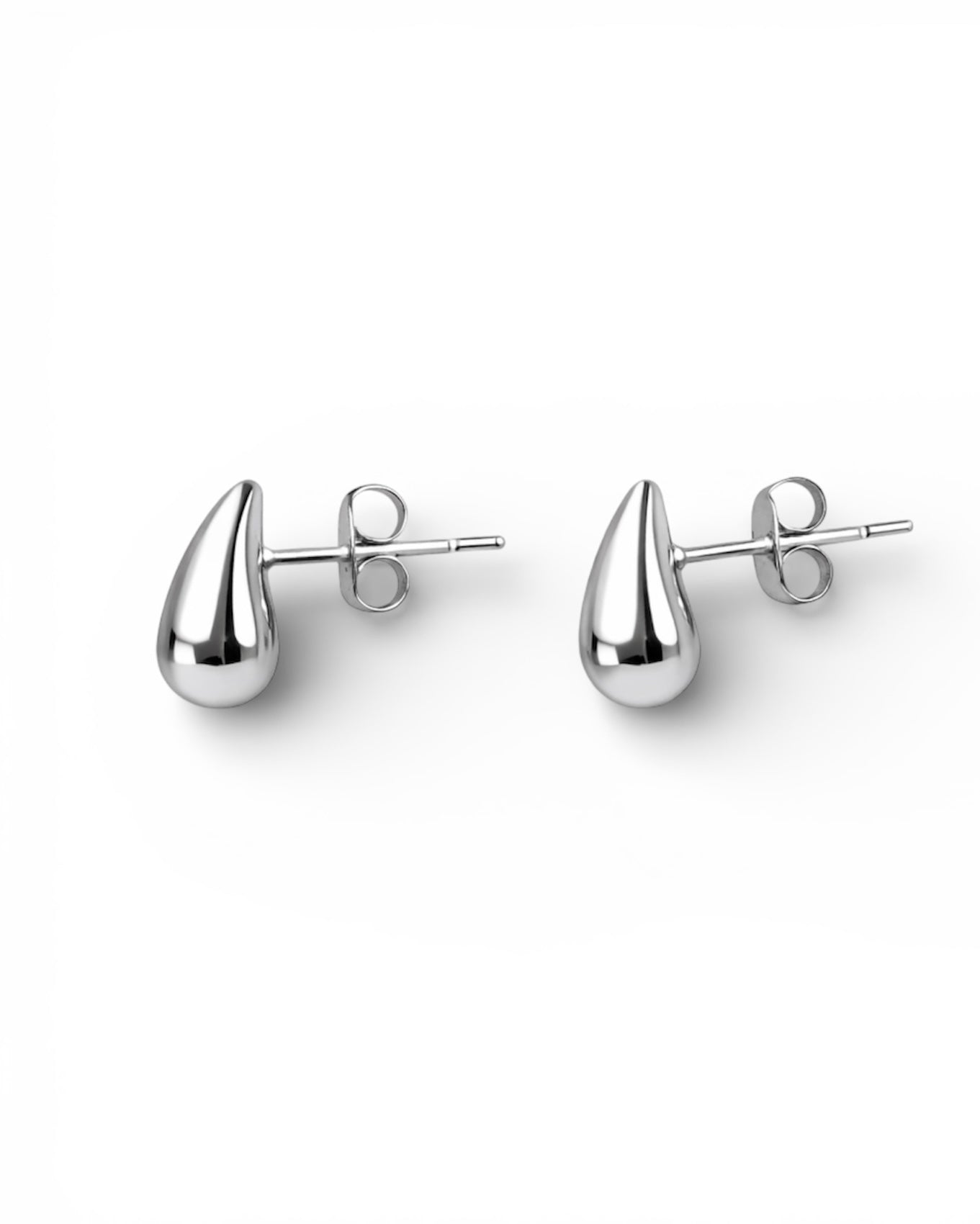 Silver Teardrop Earrings