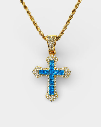 Blue Cross Pendant