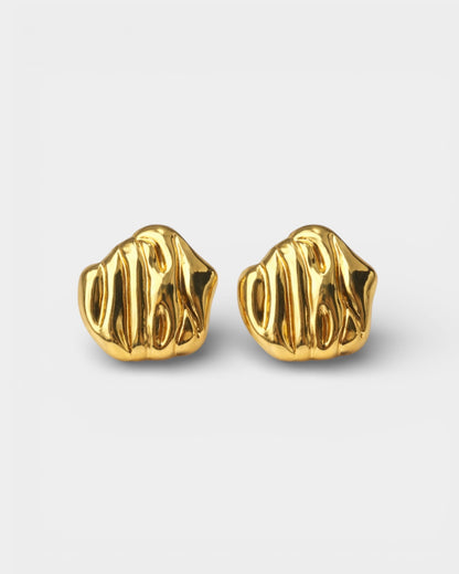 Wave stud Earrings