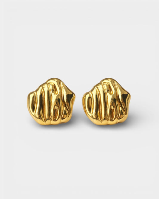 Wave stud Earrings