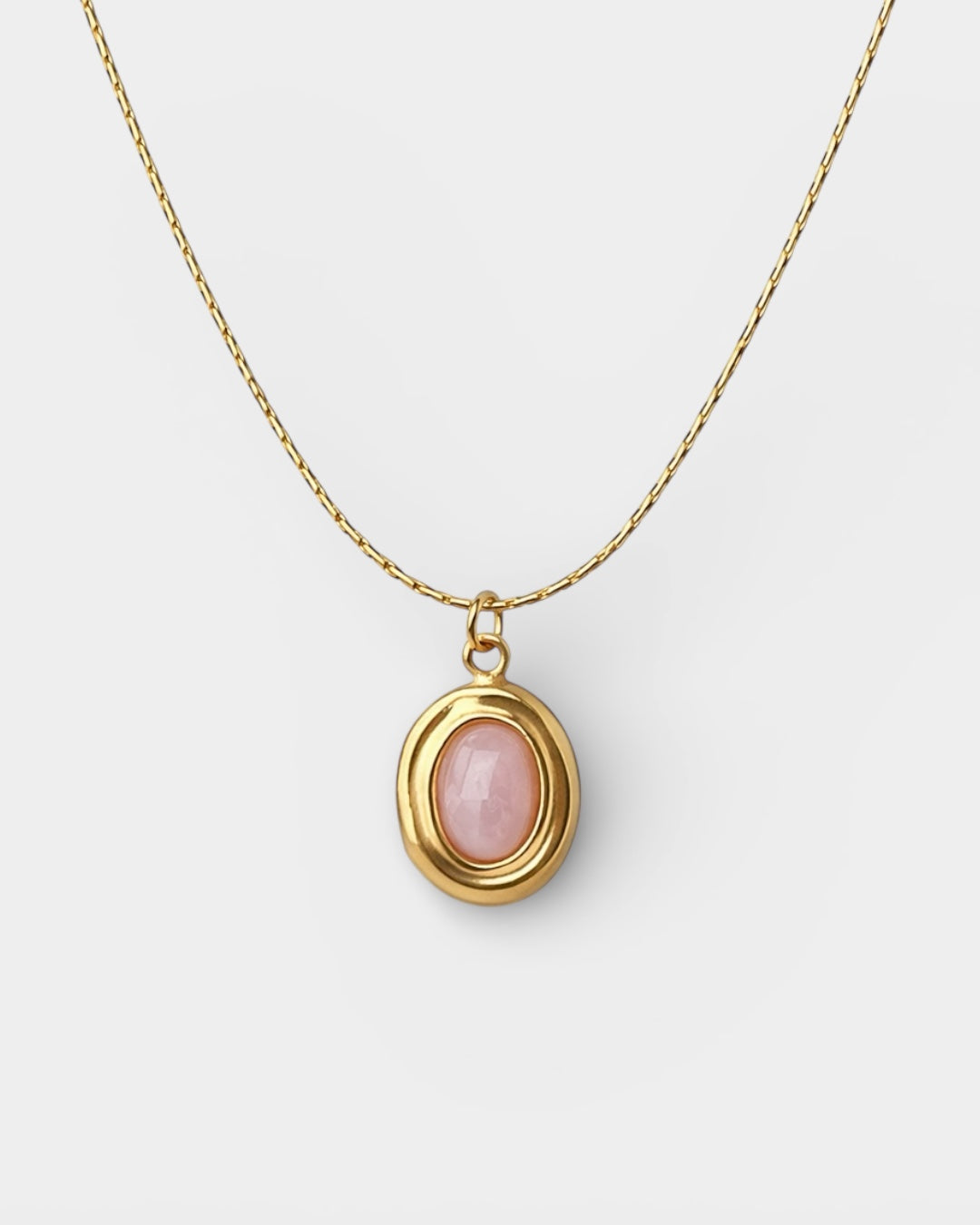 Lilac stone pendant Necklace