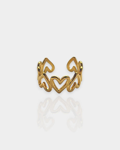 Hearts Ring (Gold)