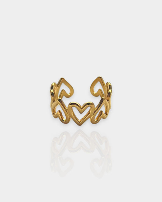 Hearts Ring (Gold)