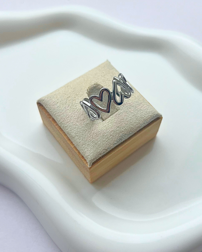 Hearts Ring (Silver)