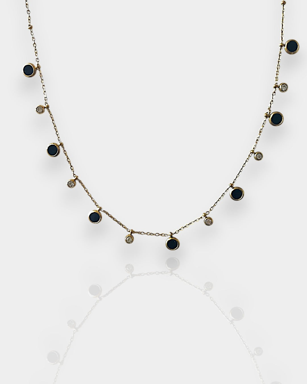 Santorini Necklace (Black)