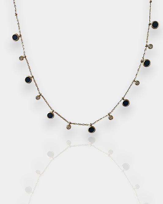 Santorini Necklace (Black)