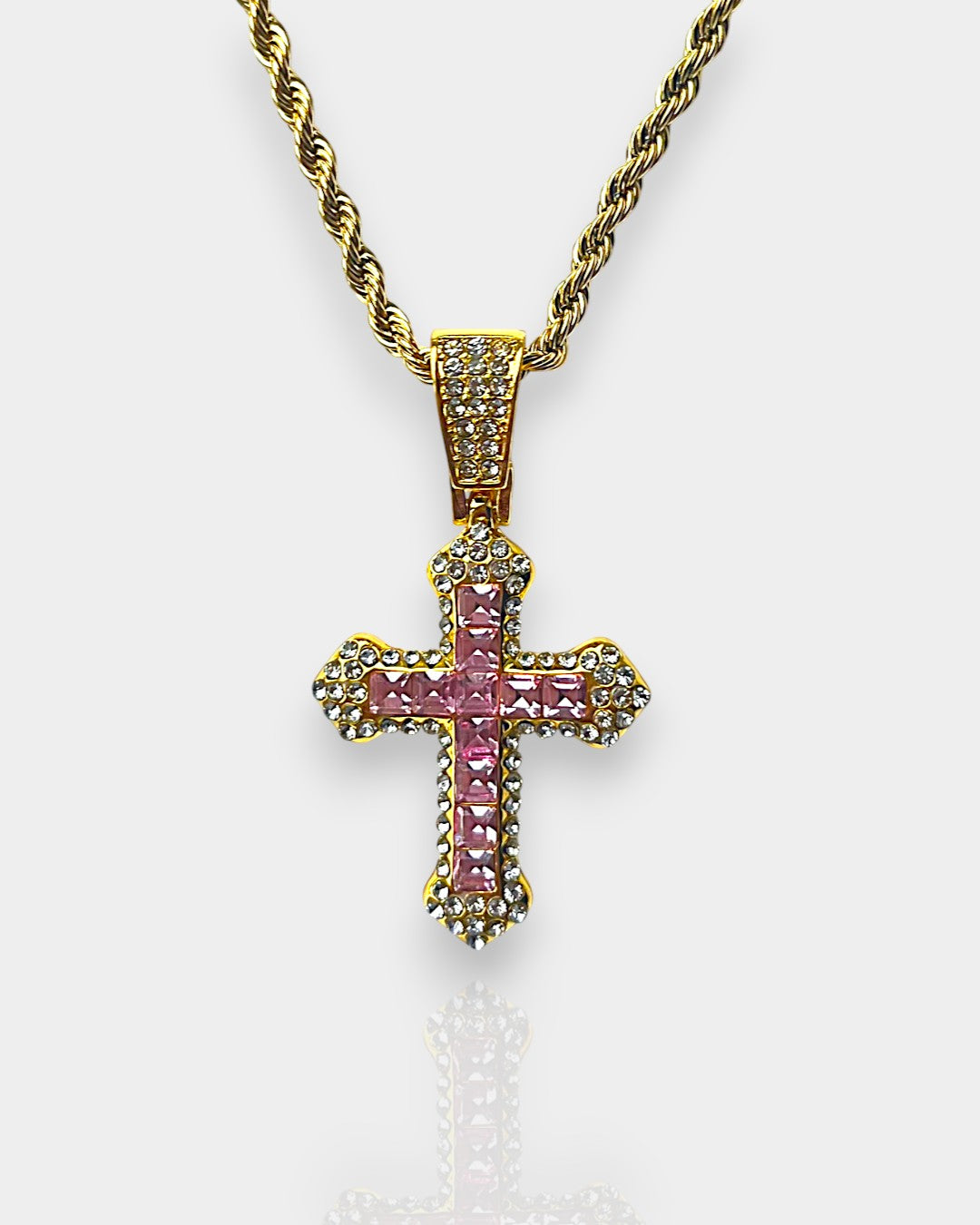 Rose Cross Pendant