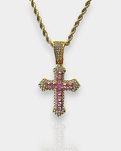Rose Cross Pendant