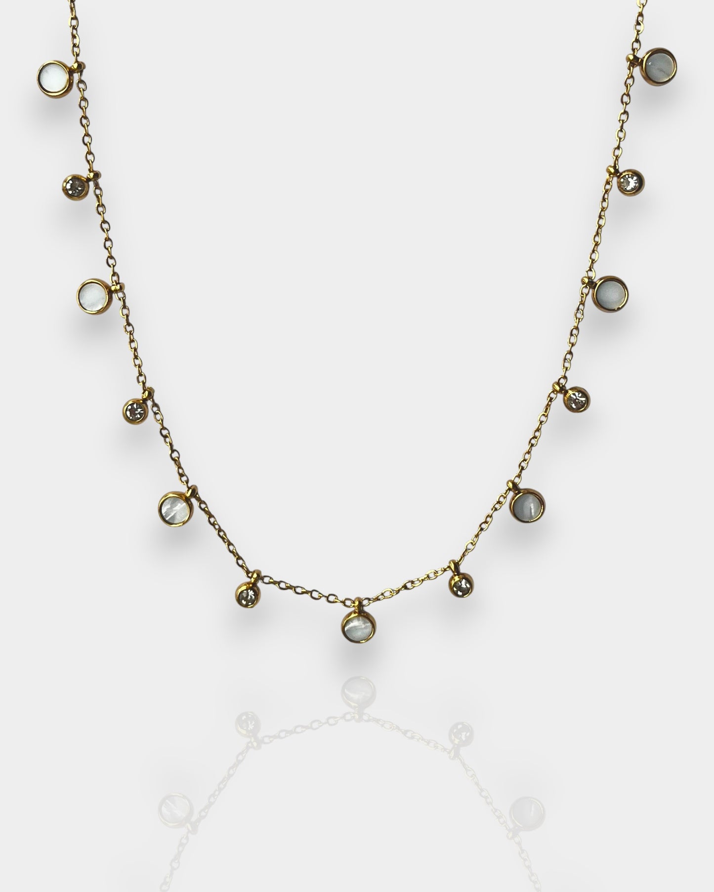 Santorini Necklace (White)