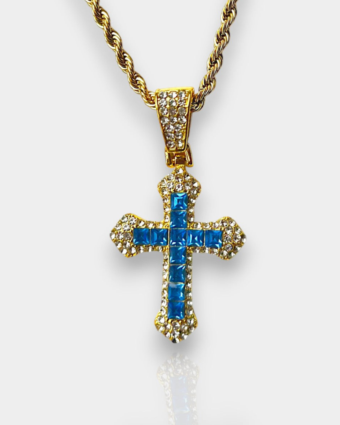 Blue Cross Pendant