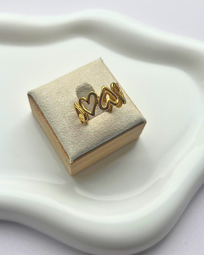 Hearts Ring (Gold)